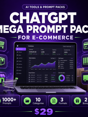 ChatGPT Mega Prompt Pack for E-Commerce