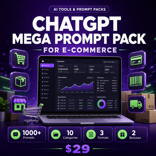 chatgpt-mega-prompt-pack-ecommerce-thumbnail ChatGPT Mega Prompt Pack for E-Commerce
