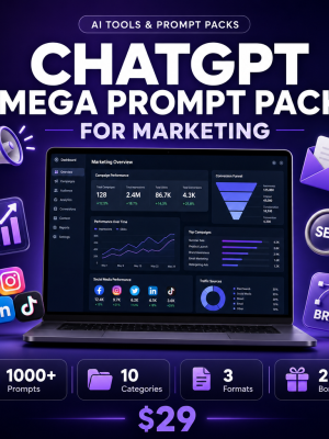 ChatGPT Mega Prompt Pack for Marketing