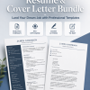 Professional Resume & Cover Letter Bundle