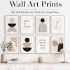 cover_detail_1404 Minimalist Wall Art Prints — Set of 8 Modern Art Prints, Geometric, Typography, Abstract & Botanical Line Art