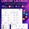 cover_detail_1716 Social Media Content Calendar & Strategy Planner — Complete Toolkit for All Platforms