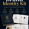 Brand Identity Kit Template — Strategy, Logo Standards, Color System & Messaging Framework