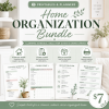 Home Organization Bundle — Cleaning Schedule, Declutter Guide, Chore Chart, Pantry Tracker & Maintenance Log