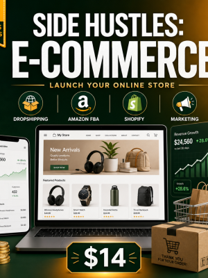Side Hustles: E-commerce — Launch Your Online Store with Dropshipping, FBA & More