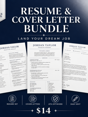cover_thumb_v2_1385 Professional Resume & Cover Letter Bundle