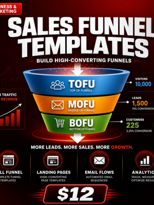 Sales Funnel Template Pack — Build High-Converting Funnels from Scratch