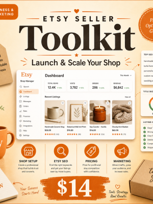 Etsy Seller Success Toolkit — Launch & Scale Your Etsy Shop