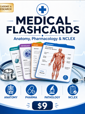 Medical & Nursing Flashcards — Study Smarter, Not Harder