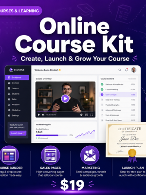 cover_thumb_v2_1758 Online Course Platform Kit — Create, Launch & Grow Your Course