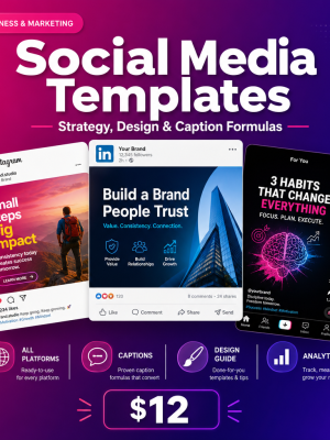 cover_thumb_v2_1776 Social Media Templates — Strategy, Design Guide, Caption Templates & Analytics Toolkit