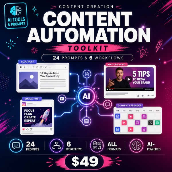 cover_thumb_v2_1973 AI Business Automation Toolkit — 18 Workflows + 54 Prompts to Automate Email, Social, Support, Sales, HR & Content