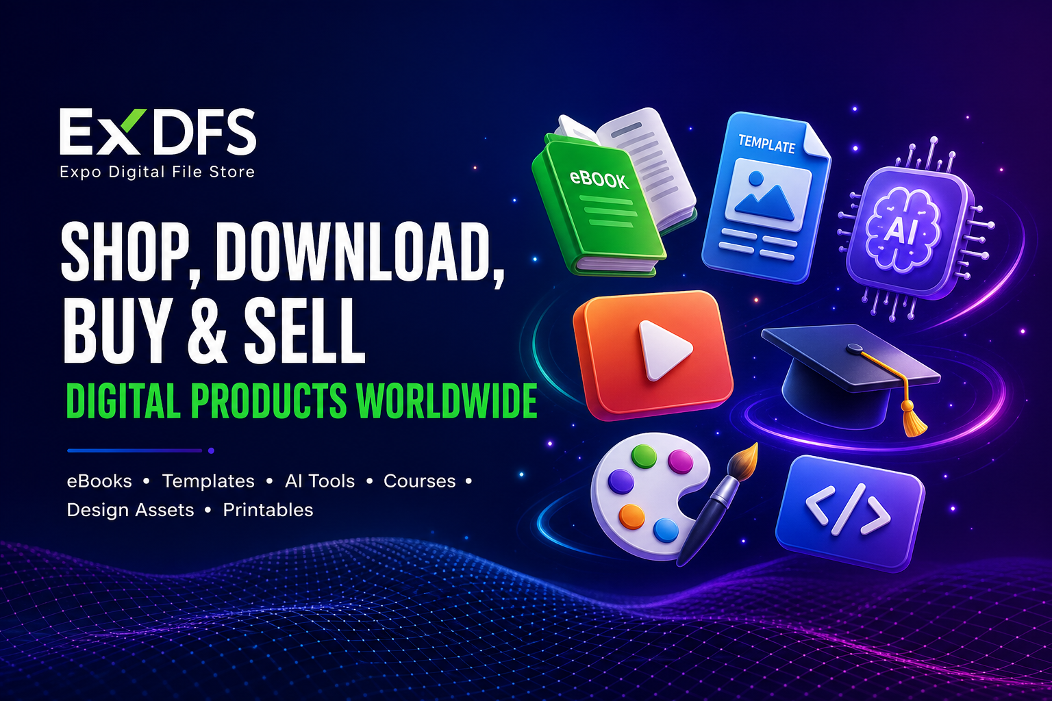 ExDFS - Shop, Download, Buy & Sell Digital Products Worldwide