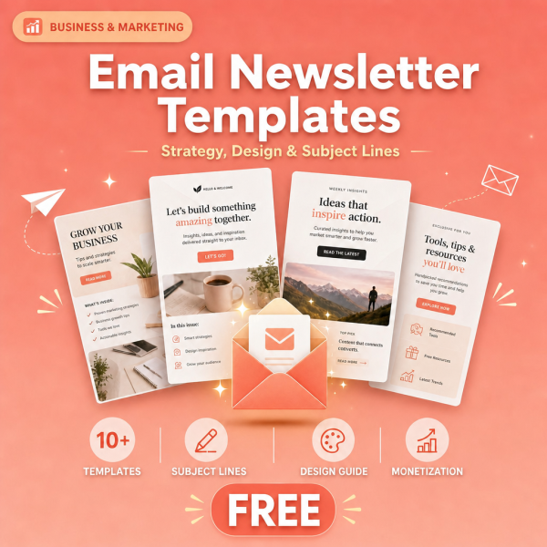 product-1779-free Email Newsletter Template Pack — Strategy, Design, Subject Lines & Monetization Toolkit