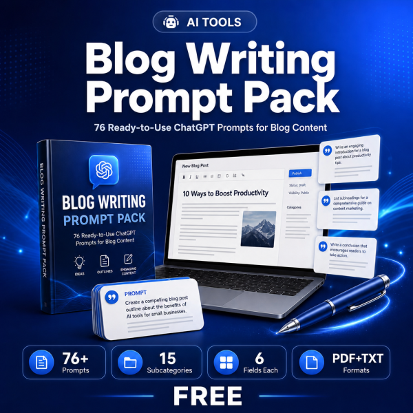 product-2354-free Blog Writing Prompt Pack – 76 Ready-to-Use ChatGPT Prompts for Blog Content