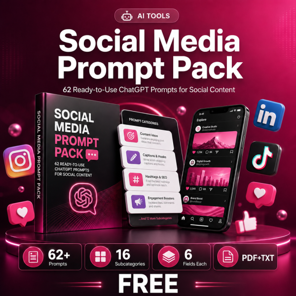 product-2356-free Social Media Prompt Pack – 62 Ready-to-Use ChatGPT Prompts for Social Content