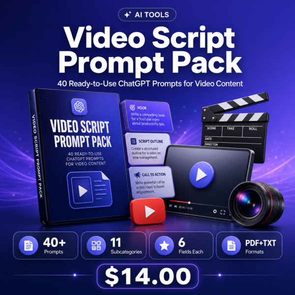 video-scripts-thumbnail Video Script Prompt Pack – 40 Ready-to-Use ChatGPT Prompts for Video Content