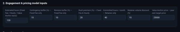 SERVICEPRICE — Freelance & Agency Service Pricing Decision Studio