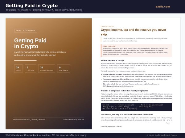 Web3 Freelancer Finance Pack screenshot — Guide