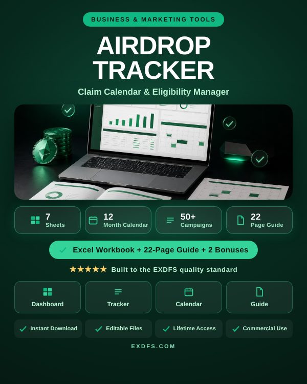 Airdrop Tracker — Claim Calendar & Eligibility Manager