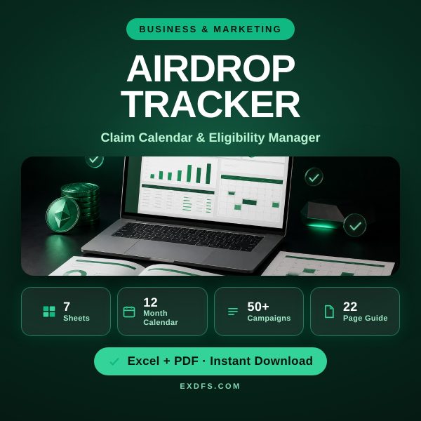 Airdrop Tracker — Claim Calendar & Eligibility Manager