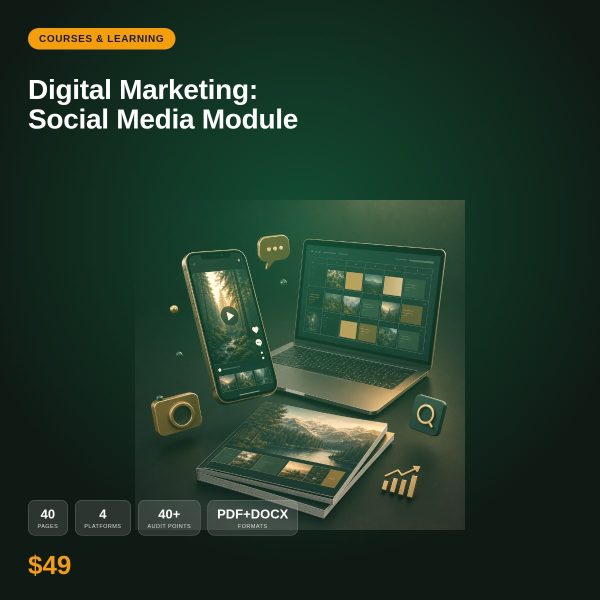 Digital_Marketing_Social_Media_Module_Thumbnail Digital Marketing: Social Module — Instagram, TikTok & YouTube Strategy