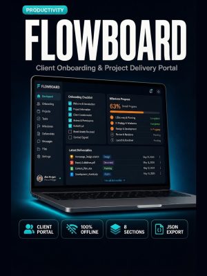 FLOWBOARD — Client Onboarding & Project Delivery Portal