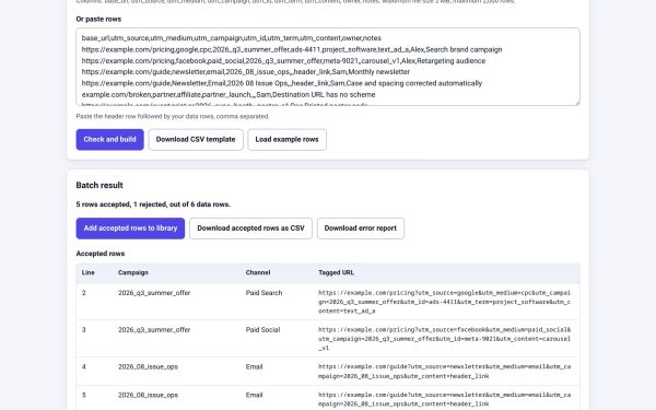 LINKPULSE — Campaign URL, UTM & QR Operations Suite