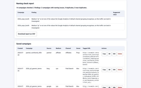LINKPULSE — Campaign URL, UTM & QR Operations Suite