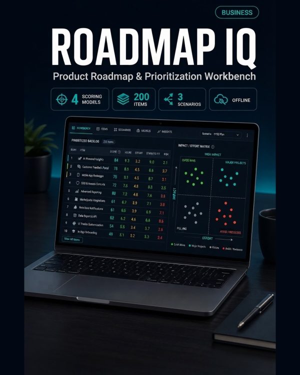 ROADMAP_IQ_Detail ROADMAP IQ — Product Roadmap & Prioritization Workbench