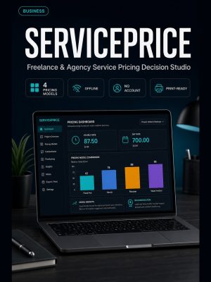 SERVICEPRICE — Freelance & Agency Service Pricing Decision Studio
