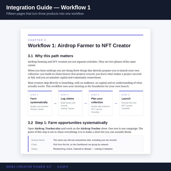 Web3 Creator Power Kit — Farm, Launch & Track Your Crypto Career