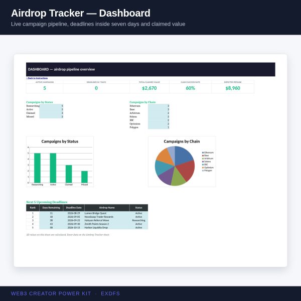 Web3 Creator Power Kit — Farm, Launch & Track Your Crypto Career