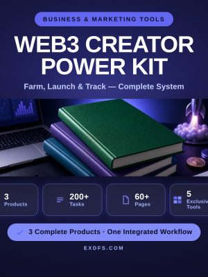 Web3_Creator_Power_Kit_Thumbnail Web3 Creator Power Kit — Farm, Launch & Track Your Crypto Career