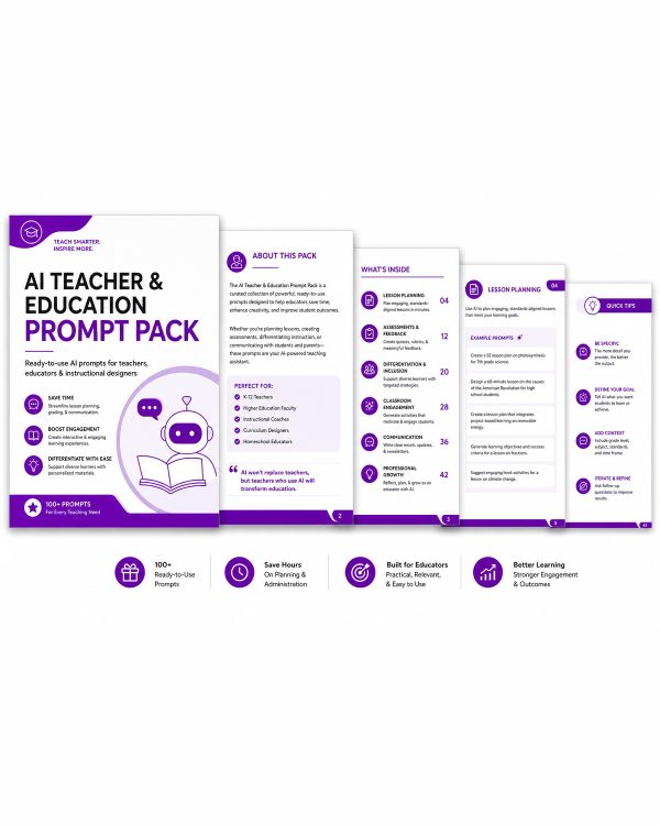ai-teacher-and-education-prompt-pack-cover-detail AI Teacher & Education Prompt Pack