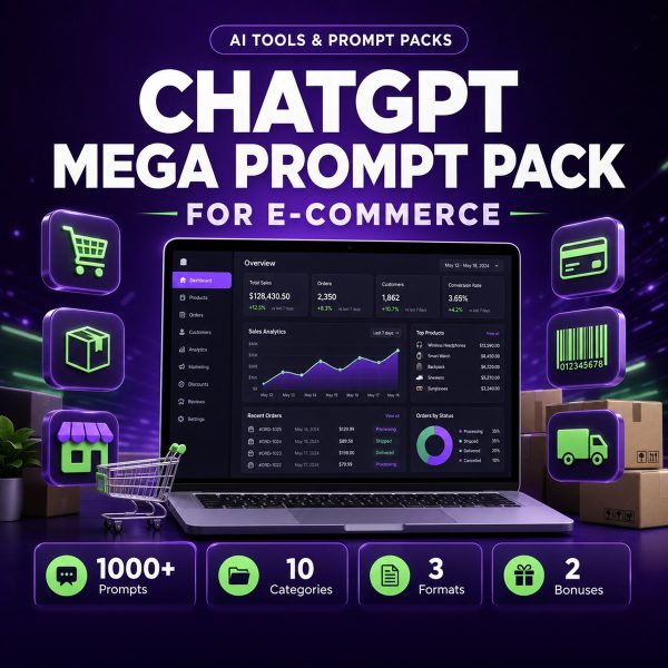 ChatGPT Mega Prompt Pack for E-Commerce
