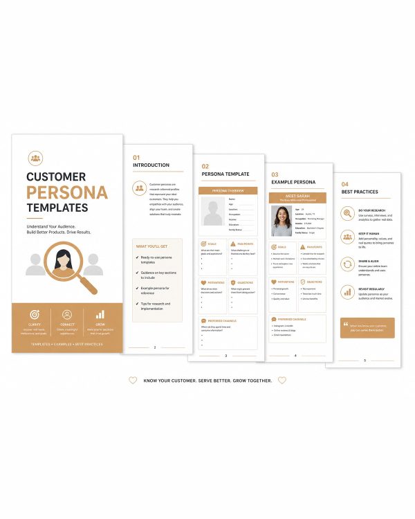 Customer Persona Templates