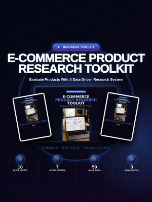 e-commerce-product-research-toolkit-10-sheet-exc-cover-v2 E-commerce Product Research Toolkit — 10-Sheet Excel with Profit Calculator