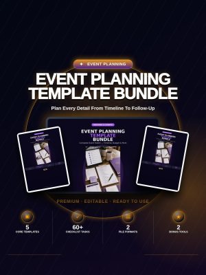 event-planning-template-bundle-timeline-budget-g-cover-v2 Event Planning Template Bundle — Timeline, Budget, Guests & Checklist