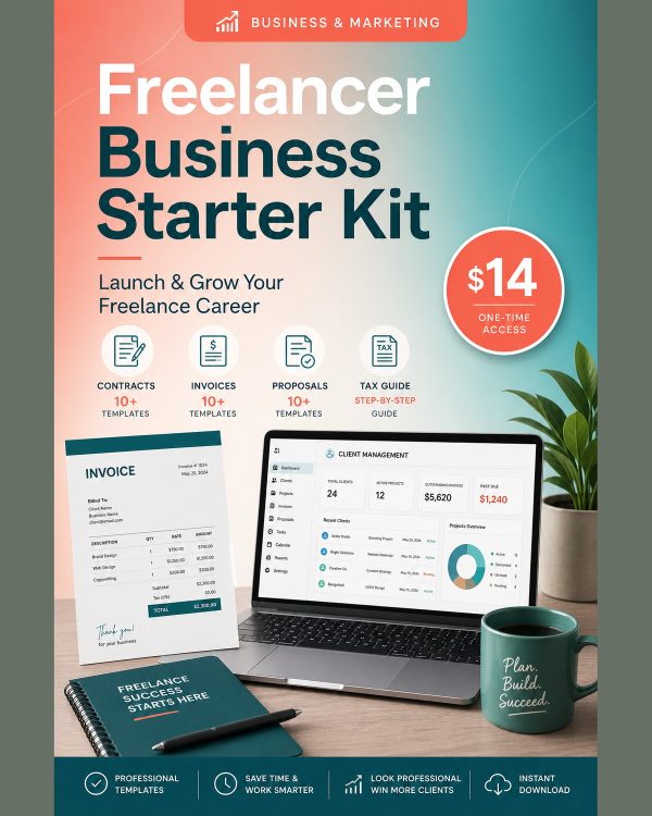 Freelancer Business Starter Kit — Launch & Grow Your Freelance Career