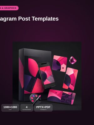 Instagram Post Templates — Professional Square Designs for Feed & Engagement