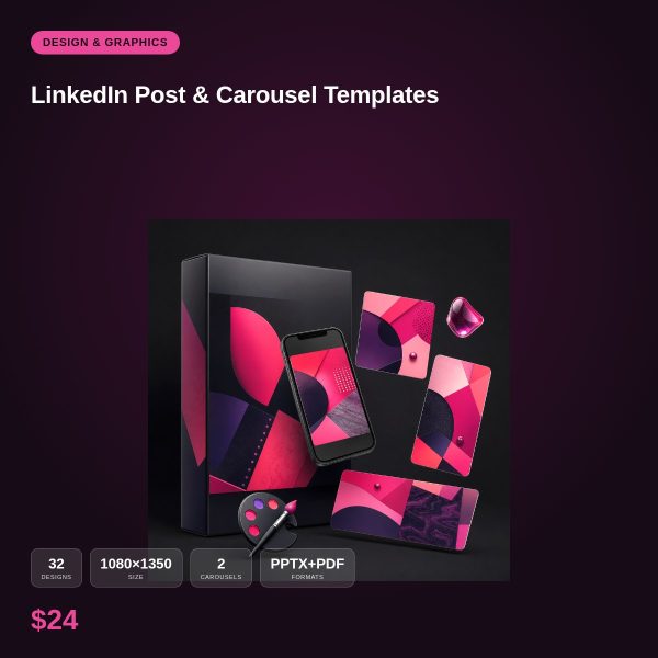 LinkedIn Post Templates — Professional Designs for Business & Thought Leadership