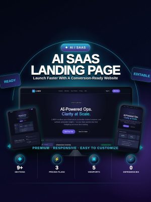 LUMEN — AI SaaS Landing Page Template — Static HTML/CSS/JS