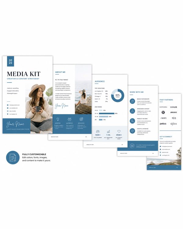 Media Kit / Press Kit Template