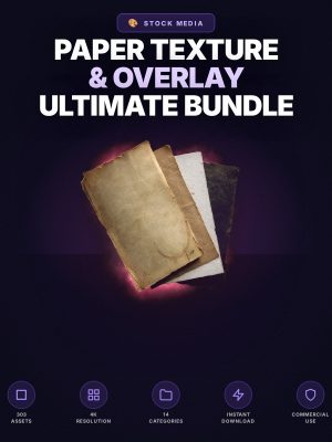 paper-texture-and-overlay-ultimate-bundle-cover Paper Texture & Overlay Ultimate Bundle