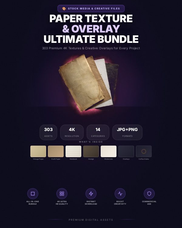paper-texture-and-overlay-ultimate-bundle-cover-detail Paper Texture & Overlay Ultimate Bundle