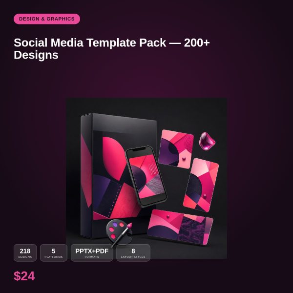 parent_Thumbnail Social Media Template Pack — 200+ Designs for Instagram, TikTok & More