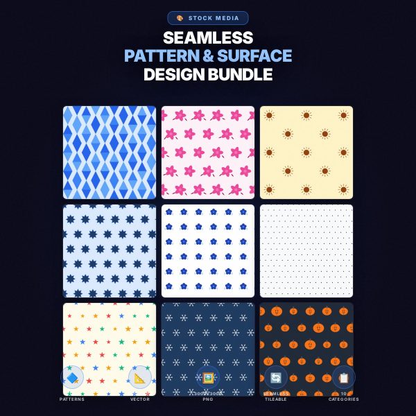 seamless-pattern-and-surface-design-mega-bundle-cover Seamless Pattern & Surface Design Mega Bundle