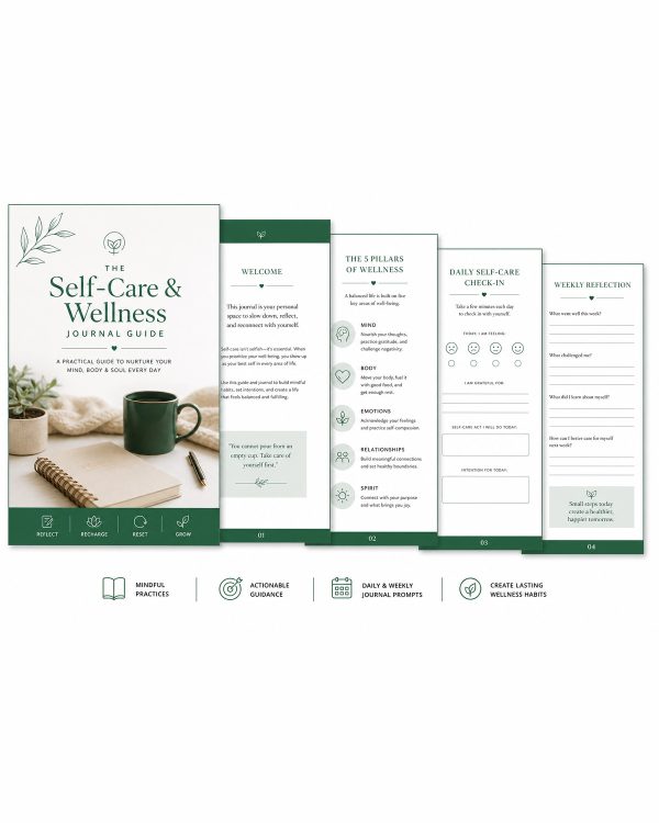 Self-Care & Wellness Journal Guide
