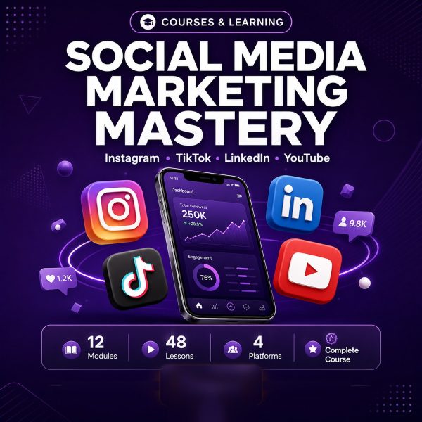 Social Media Marketing Mastery — Instagram, TikTok, LinkedIn & YouTube